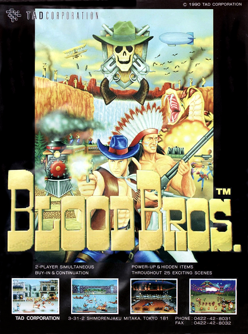Blood Bros. MAME2003Plus Game Cover